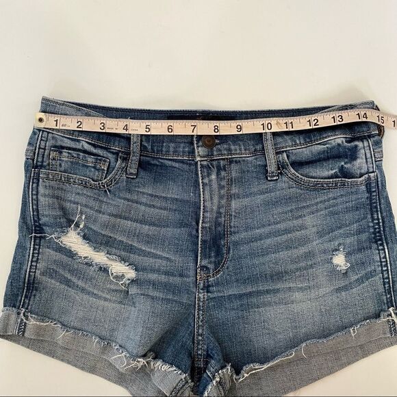 Hollister ~ High Rise Denim Shorts ~ size 27 - Picture 6 of 7